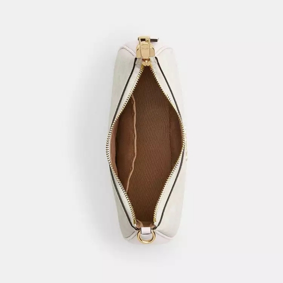 NWT! 🧧 🎁 Style#CV933, Coach Teri Shoulder Bag in White/Gold/Chalk - Picture 11 of 15